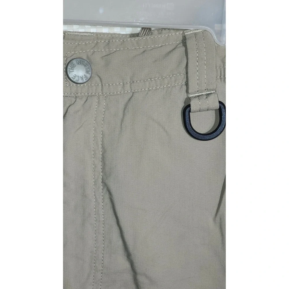 The North‎ Face Mens Convertible Hiking Cargo Pants Khaki Tan Size Large Long